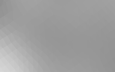 Light Silver, Gray vector low poly texture. Colorful abstract illustration with gradient. Template for your brand book.