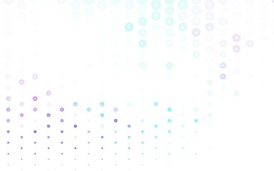 Light Blue, Green vector layout with circle shapes.