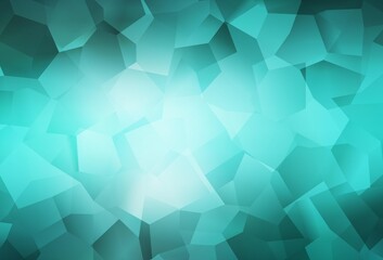 Fototapeta premium Light Green vector backdrop with memphis shapes.