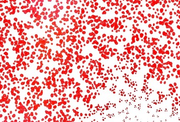 Light Red vector background with bent lines.