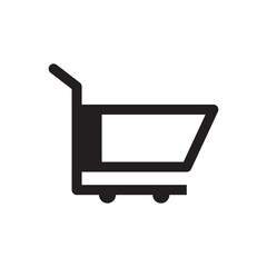 shopping cart icon - trolley icon