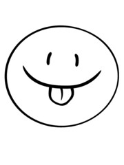 Fototapeta premium Gesicht Frech Comic 