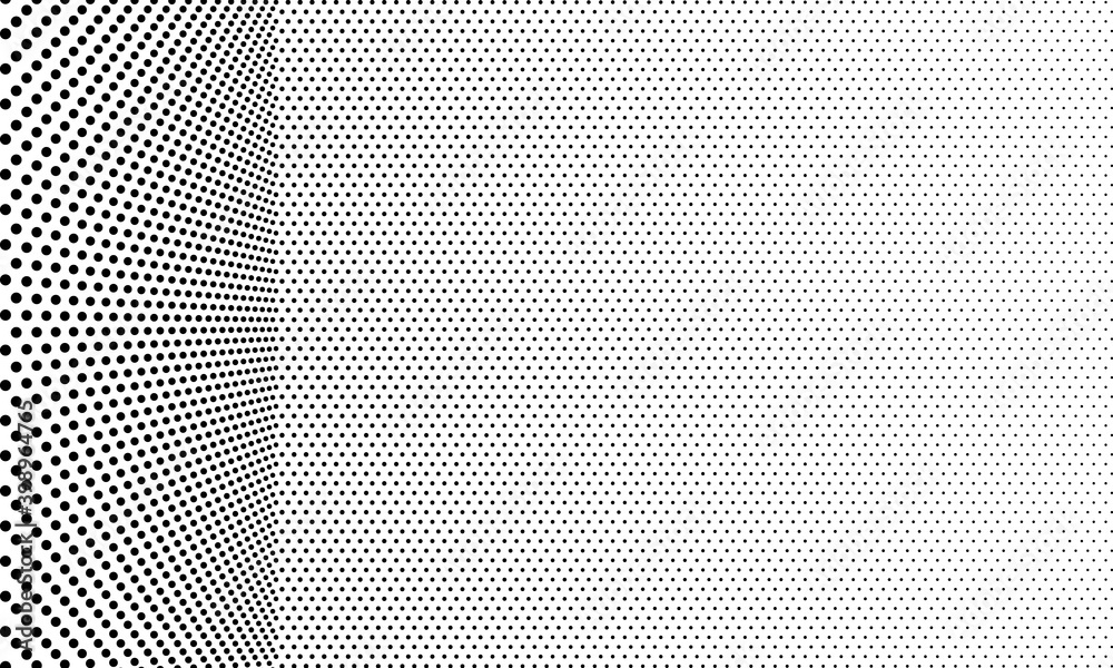 Poster abstract dots background as wall with perspective