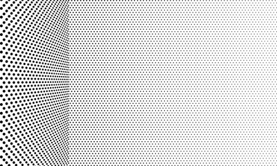 abstract dots background as wall with perspective