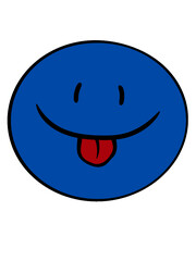 Blaues Gesicht Frech 