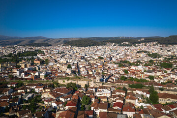 Ioannina Aerial view of city, Greece drone photo