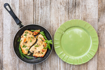 Cooked delicious Turkey with a variety of spices.