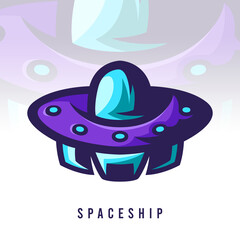 Spaceship Illustration