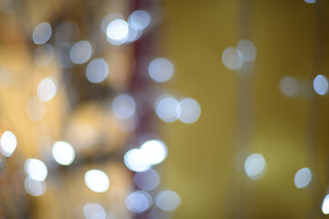 bokeh, a beautiful blur on a colored background