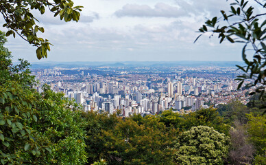 Panoramic view of Belo Horizonte, Minas Gerais, Brazil