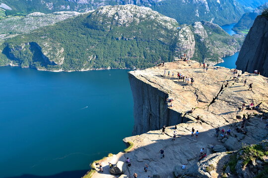 Preikestolen - pulpit rock in noway