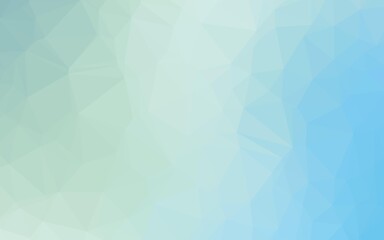 Light BLUE vector abstract mosaic pattern.