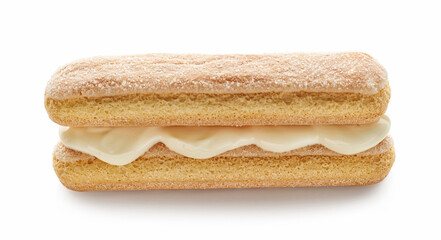 Ladyfinger cookies with cream
