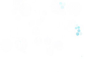 Light BLUE vector backdrop with dots.