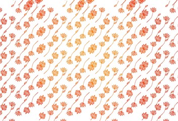 Light Orange vector sketch layout.