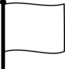 シンプルな旗