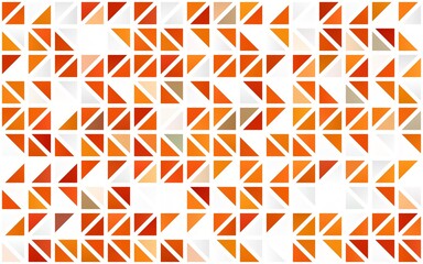Light Orange vector seamless layout with lines, triangles.