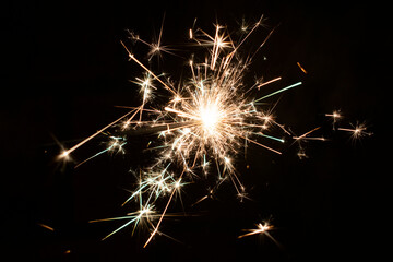 Obraz premium sparkler on black background