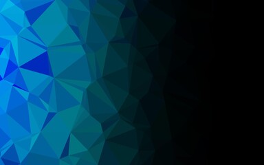 Obraz premium Light BLUE vector abstract polygonal texture.
