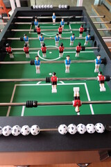 Mini Football Table Game for play, relax on vacation.