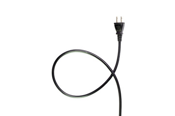 Four core armored cooper cable isolated on white background