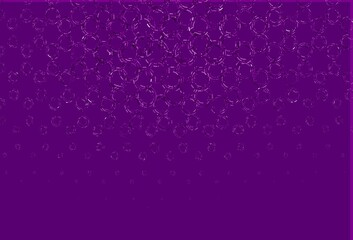 Light purple vector template with circles.