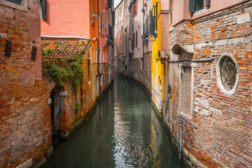 Water canal in Venice, Italy 