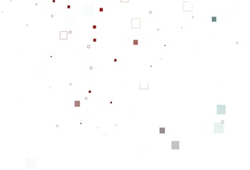 Obraz premium Light Red vector pattern with crystals, rectangles.