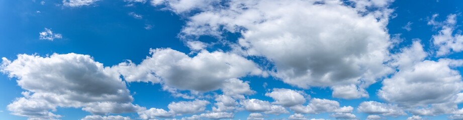 Blue sky background with clouds