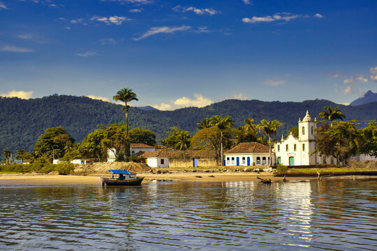 Paisagem da cidade de Paraty no Rio de Janeiro