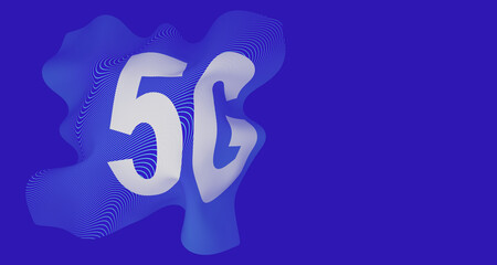 5G - schnelles Internet. Hochgeschwindigkeit Netzwerk zur mobilen Kommunikation der Zukunft. Technologie & Vision