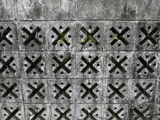 the gray background of notice symbols close-up