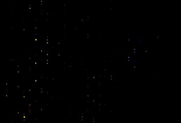 Dark Multicolor, Rainbow vector background with rectangles.