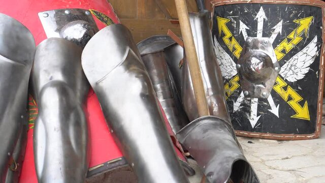 Roman Gladiators, Their Arms, and Armor and Shields