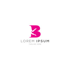 Obraz premium Simple B latter logo design template