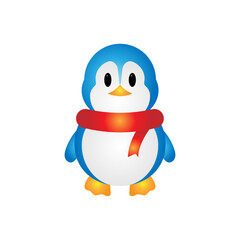 Cute Penguin Vector Illustration