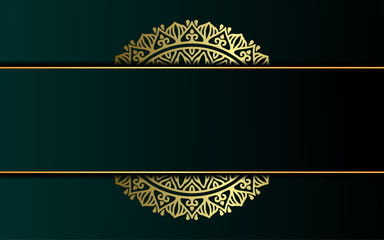 Luxury ornamental mandala background with arabic islamic east pattern style premium vector