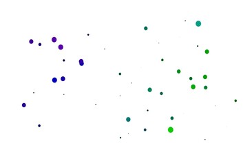 Light Multicolor, Rainbow vector pattern with spheres.