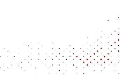 Light Red vector texture with disks.