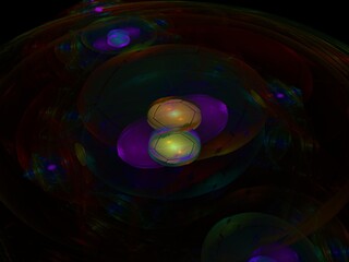 Imaginatory fractal background Image