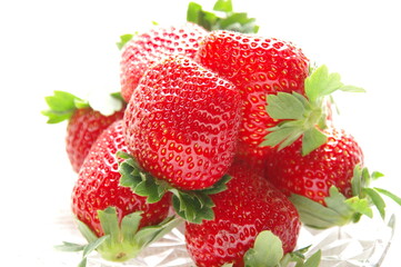 複数の苺　真っ赤なイチゴ