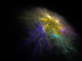 Imaginatory fractal background Image