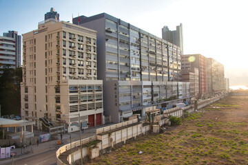 Kowloon, Hong Kong - 10.12.2020 : view of industrial estate in Yau Tong
