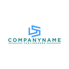 Fototapeta premium A Simple and elegant US font logo that suits your business and uses the latest Adobe illustrations.