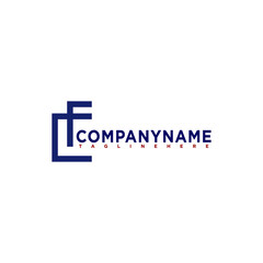 Simple and elegant Simple and elegant CF font logo that suits your business and uses the latest Adobe illustrations.