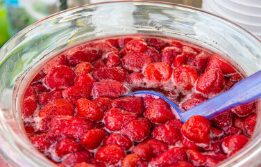 Strawberry Jelly from Thailand Southeast Asia