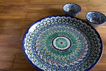 plates on the table