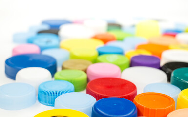 Recycled Multicolored Plastic Bottle Caps