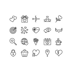 set of icons