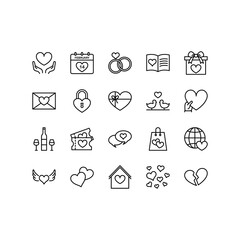 set of icons for business